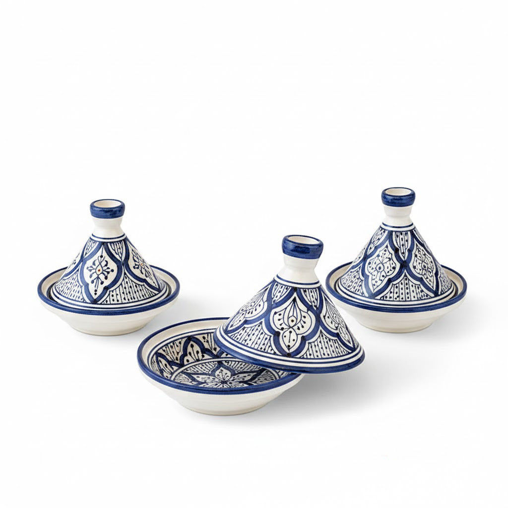 Le Trio de Tajines en Poterie de Fès